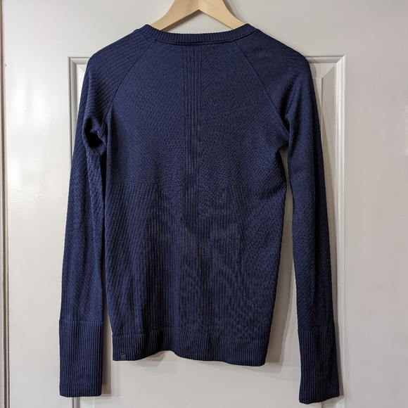 Navy Blue Rest less pullover 8 - Picture 4 of 5